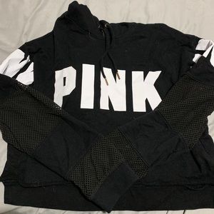 PINK cropped sweatshirt